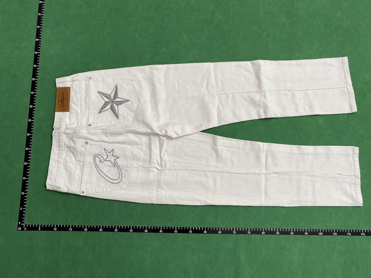 Corteiz Devil Island Vintage Jeans Logo Embroidered -6