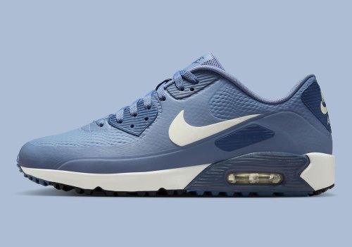 The Nike Air Max 90 Golf Preps For Tee Time In “Ashen Slate/Diffused Blue”(pic1)
