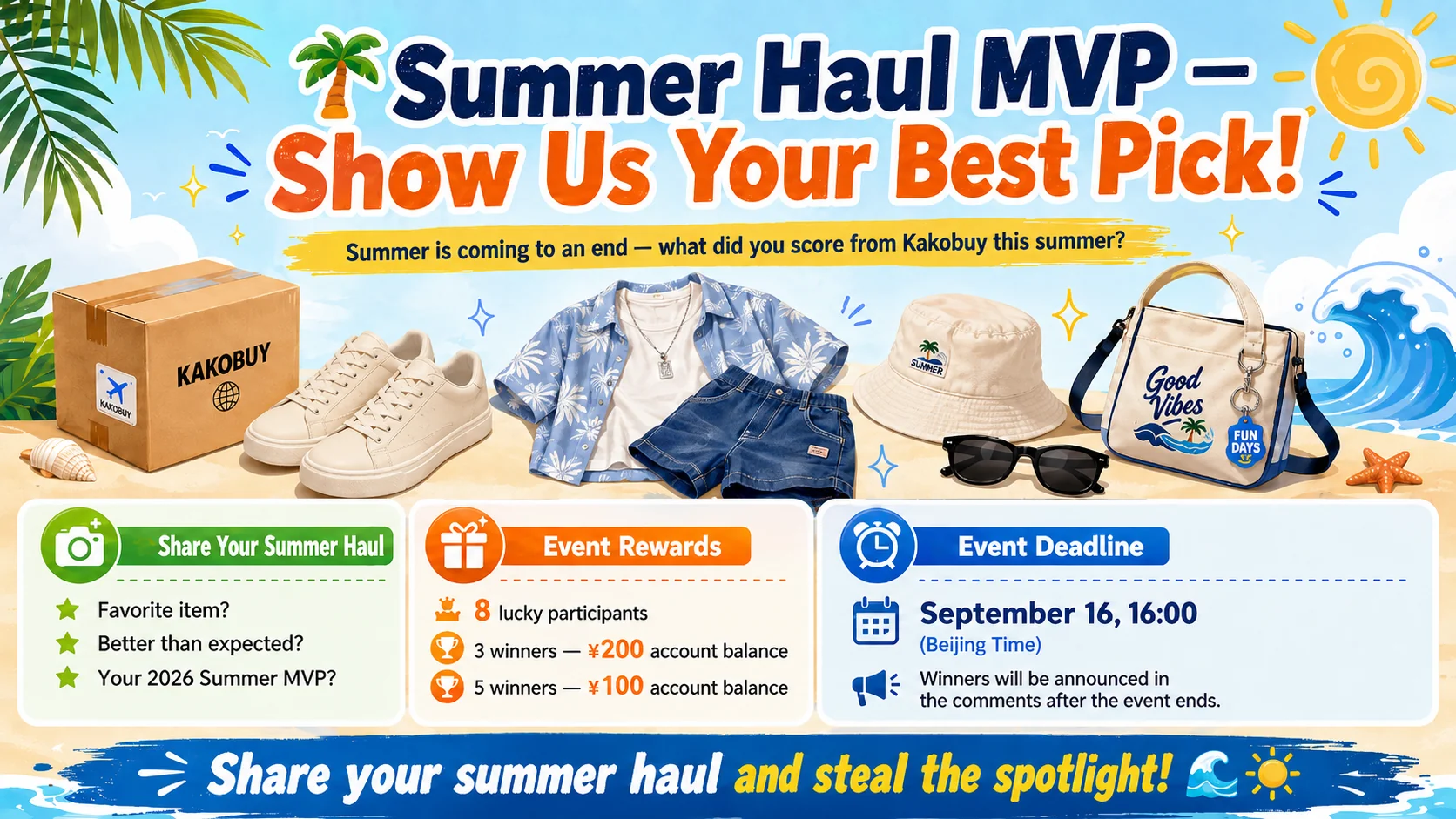 🌴 Summer Haul MVP — Show Us Your Best Pick!