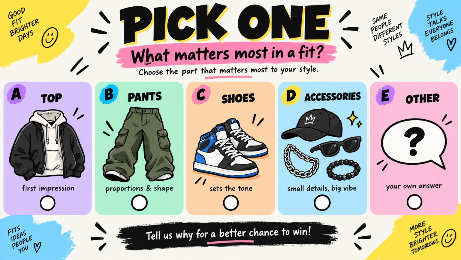 🎯Pick One: What Matters Most in a Fit?